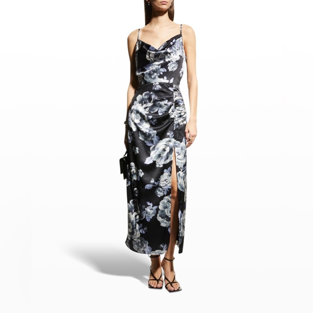 Milly Midnight Floral Maxi Dress